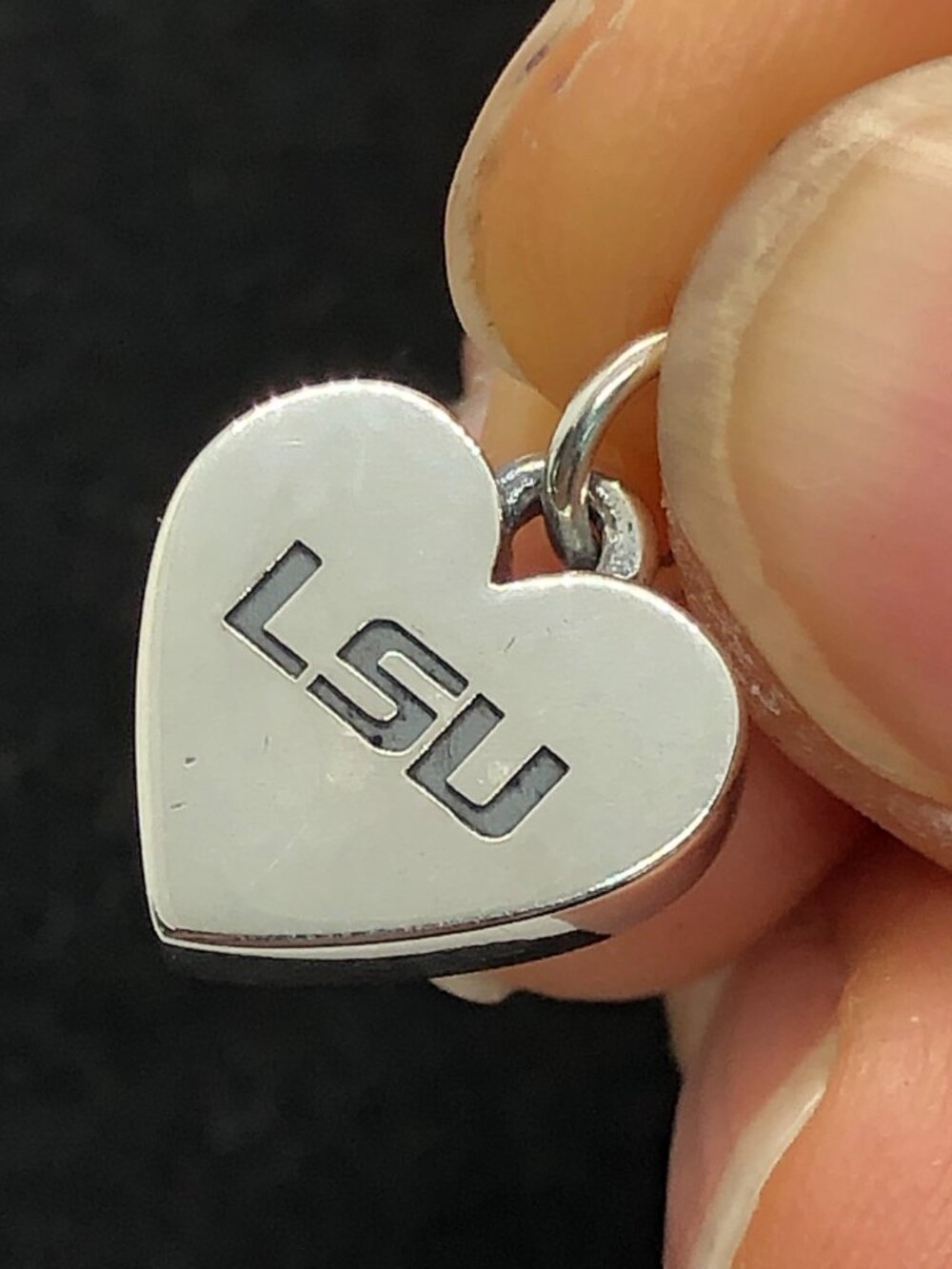 👍👍James Avery Louisiana State University Small Heart Charm